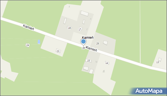 Kamień, Kamień, 16, mapa Kamień