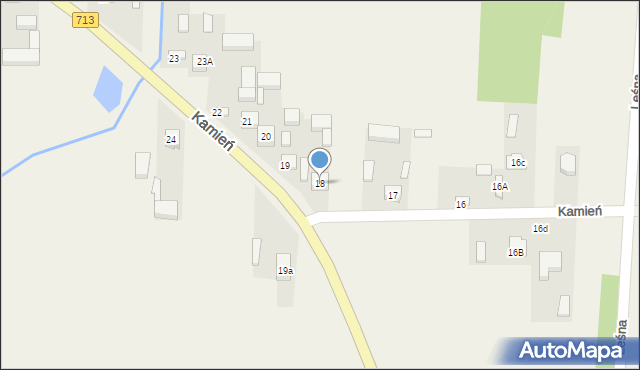 Kamień, Kamień, 18, mapa Kamień