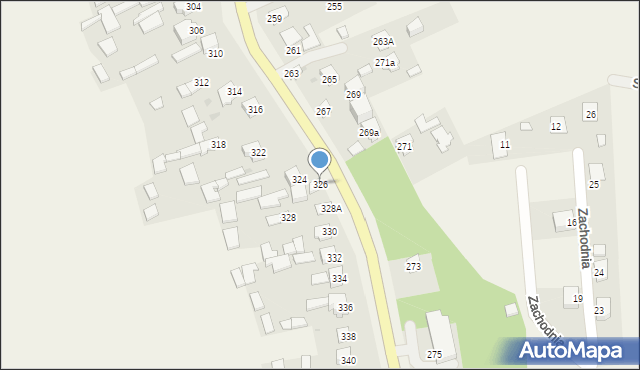 Kamień, Kamień, 326, mapa Kamień