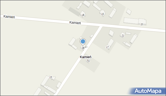 Kamień, Kamień, 16, mapa Kamień