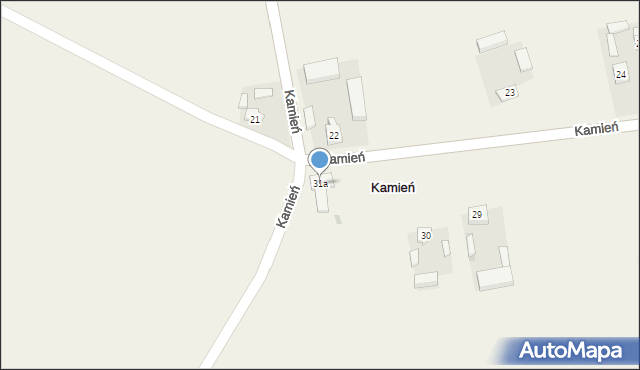 Kamień, Kamień, 31a, mapa Kamień