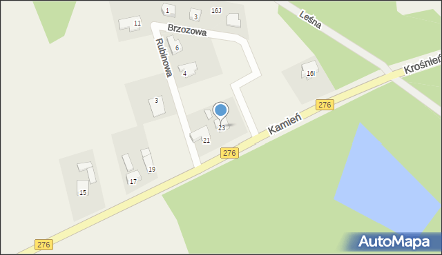 Kamień, Kamień, 16b, mapa Kamień