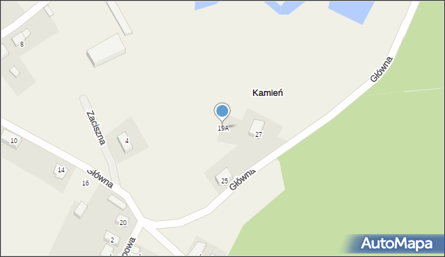 Kamień, Kamień, 19A, mapa Kamień