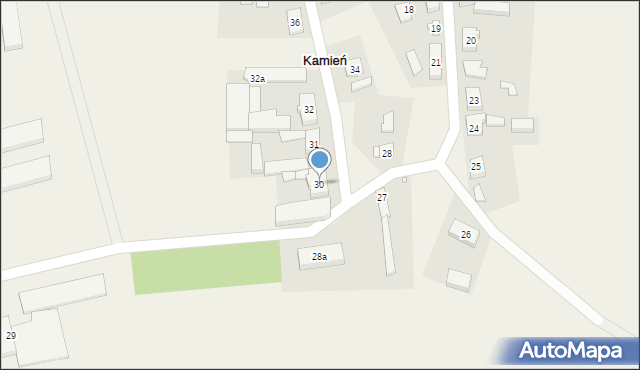 Kamień, Kamień, 30, mapa Kamień