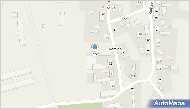 Kamień, Kamień, 32a, mapa Kamień