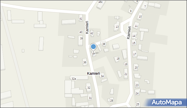 Kamień, Kamień, 37, mapa Kamień