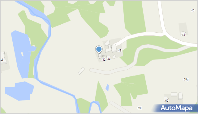 Kamień, Kamień, 42a, mapa Kamień