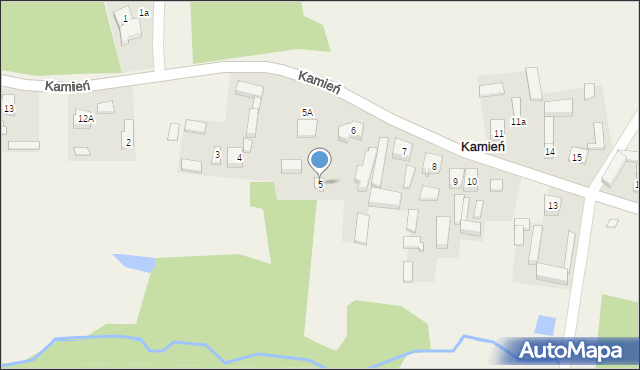 Kamień, Kamień, 5, mapa Kamień