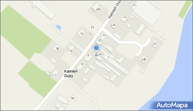 Kamień Duży, Kamień Duży, 9a, mapa Kamień Duży