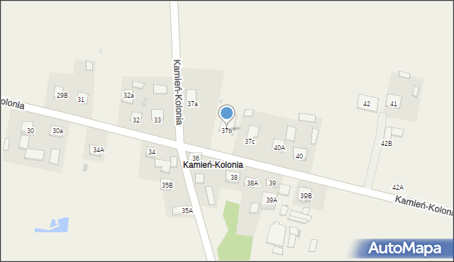 Kamień-Kolonia, Kamień-Kolonia, 37b, mapa Kamień-Kolonia