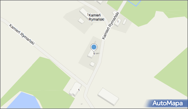 Kamień Rymański, Kamień Rymański, 4/2, mapa Kamień Rymański