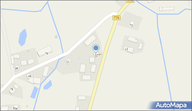 Kamieńczyce, Kamieńczyce, 12, mapa Kamieńczyce