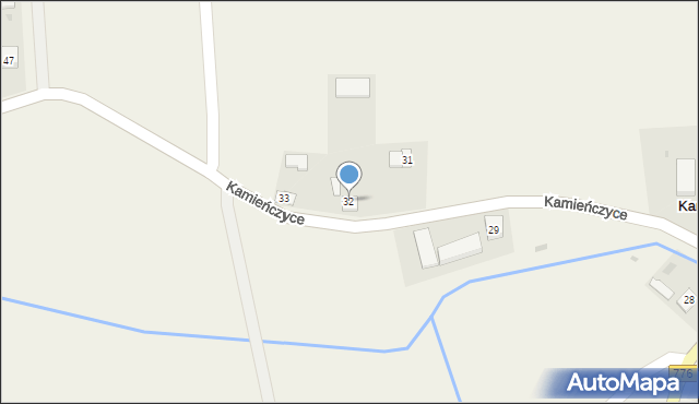 Kamieńczyce, Kamieńczyce, 32, mapa Kamieńczyce