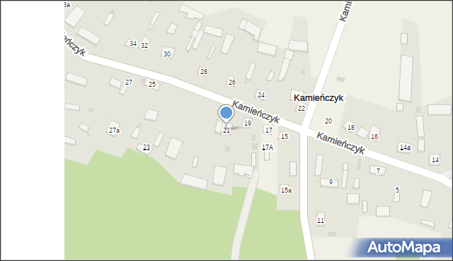 Kamieńczyk, Kamieńczyk, 21, mapa Kamieńczyk