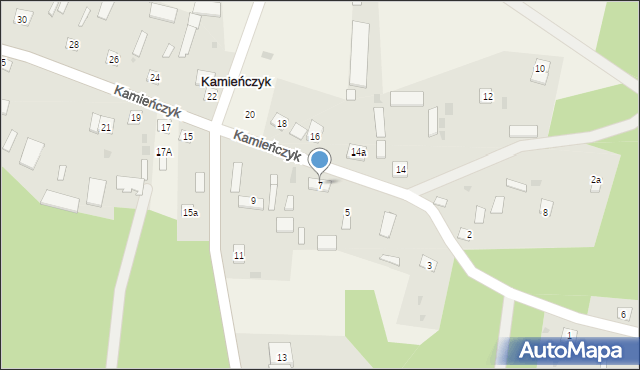 Kamieńczyk, Kamieńczyk, 7, mapa Kamieńczyk