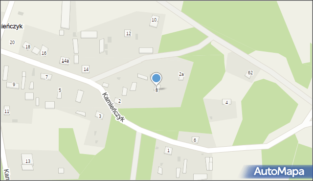 Kamieńczyk, Kamieńczyk, 8, mapa Kamieńczyk
