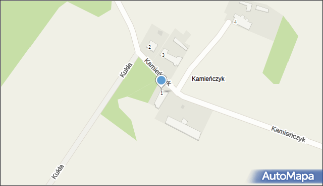 Kamieńczyk, Kamieńczyk, 1, mapa Kamieńczyk