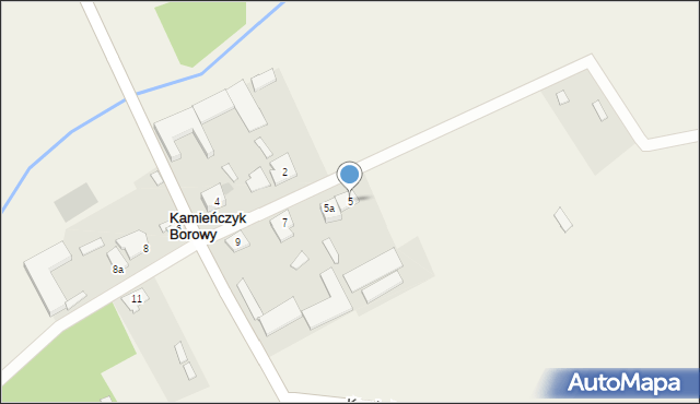 Kamieńczyk Borowy, Kamieńczyk Borowy, 5, mapa Kamieńczyk Borowy