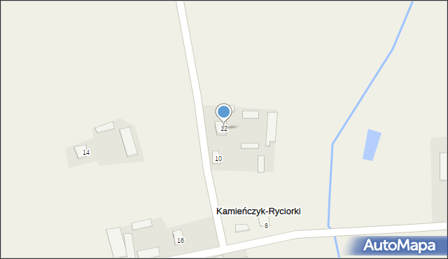 Kamieńczyk-Ryciorki, Kamieńczyk-Ryciorki, 12, mapa Kamieńczyk-Ryciorki