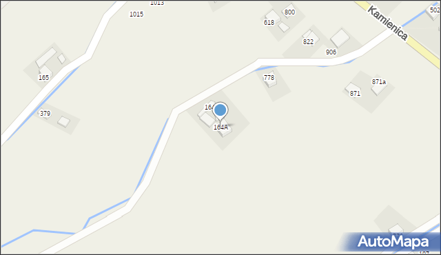 Kamienica, Kamienica, 164A, mapa Kamienica