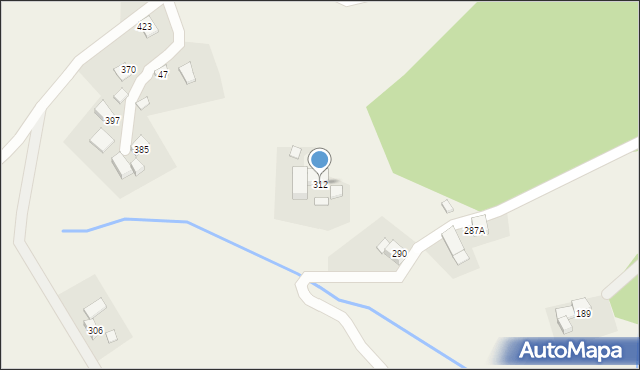Kamienica, Kamienica, 312, mapa Kamienica