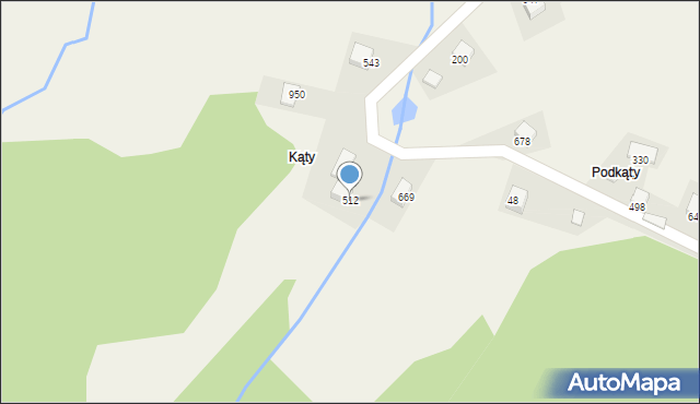 Kamienica, Kamienica, 512, mapa Kamienica