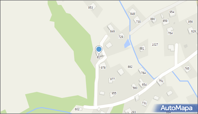 Kamienica, Kamienica, 817, mapa Kamienica