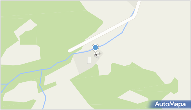 Kamienica, Kamienica, 95, mapa Kamienica