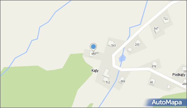 Kamienica, Kamienica, 950, mapa Kamienica