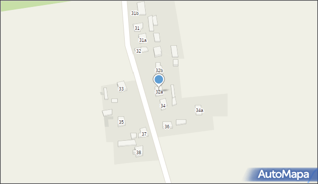 Kamienica, Kamienica, 32a, mapa Kamienica