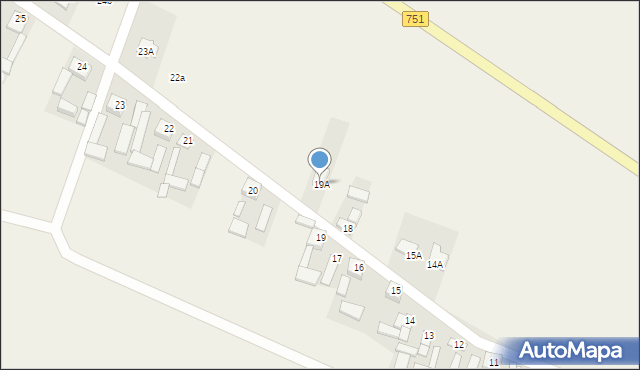 Kamieniec, Kamieniec, 19A, mapa Kamieniec