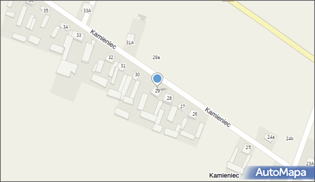 Kamieniec, Kamieniec, 29, mapa Kamieniec