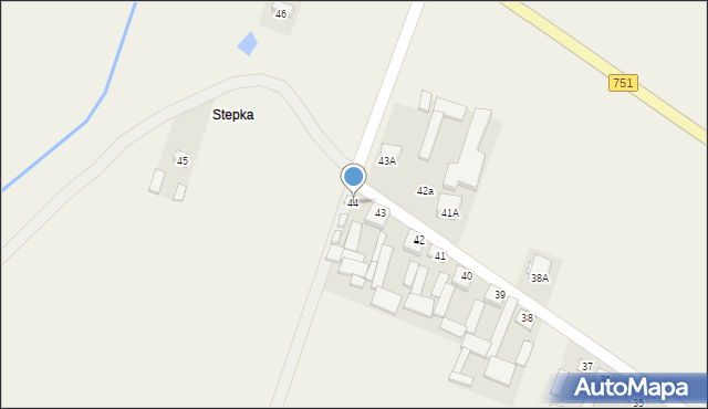 Kamieniec, Kamieniec, 44, mapa Kamieniec