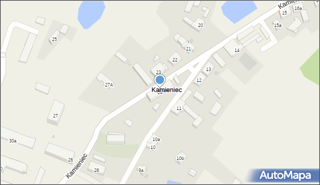 Kamieniec, Kamieniec, 24, mapa Kamieniec