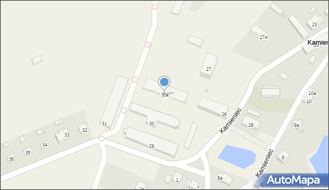 Kamieniec, Kamieniec, 30a, mapa Kamieniec