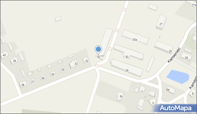 Kamieniec, Kamieniec, 31, mapa Kamieniec