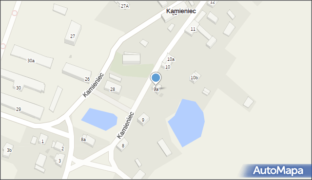 Kamieniec, Kamieniec, 9a, mapa Kamieniec