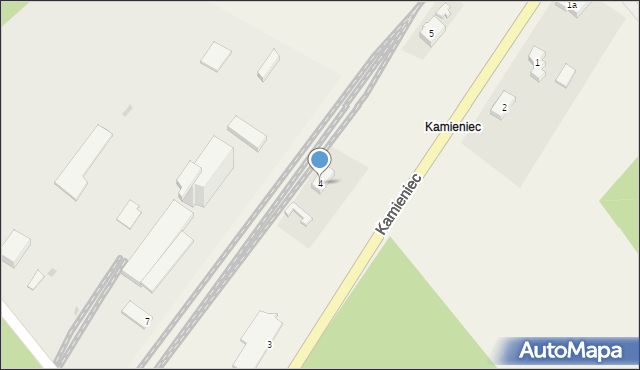 Kamieniec, Kamieniec, 4, mapa Kamieniec