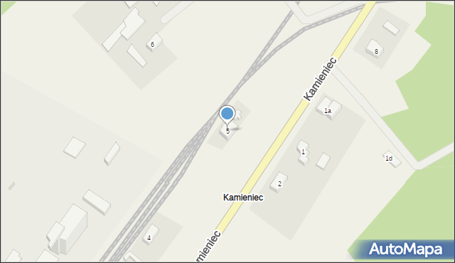 Kamieniec, Kamieniec, 5, mapa Kamieniec