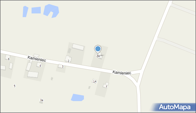 Kamieniec, Kamieniec, 2A, mapa Kamieniec