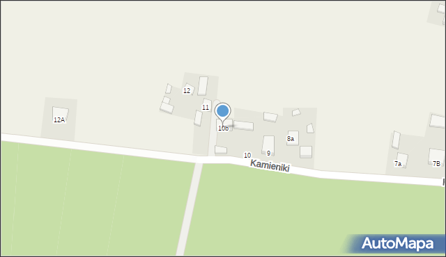 Kamieniki, Kamieniki, 10b, mapa Kamieniki