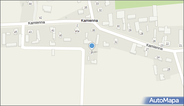 Kamienna, Kamienna, 37, mapa Kamienna