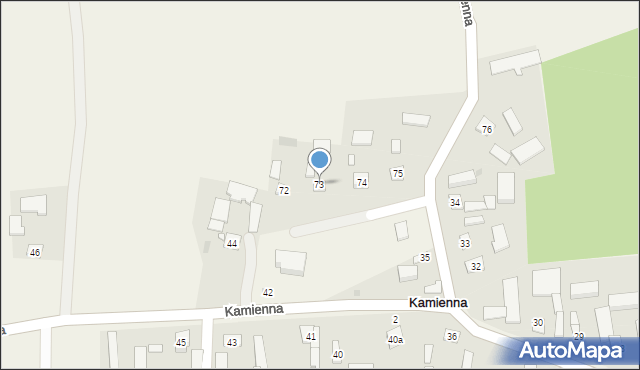 Kamienna, Kamienna, 73, mapa Kamienna