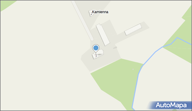 Kamienna, Kamienna, 1, mapa Kamienna