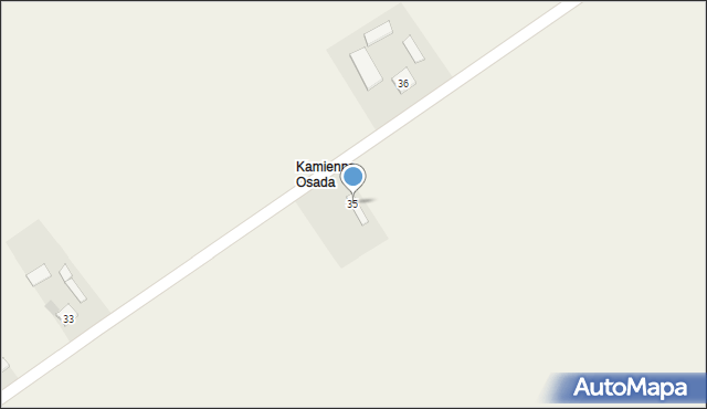 Kamienna, Kamienna, 35, mapa Kamienna