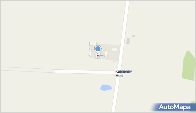 Kamienna, Kamienna, 20, mapa Kamienna