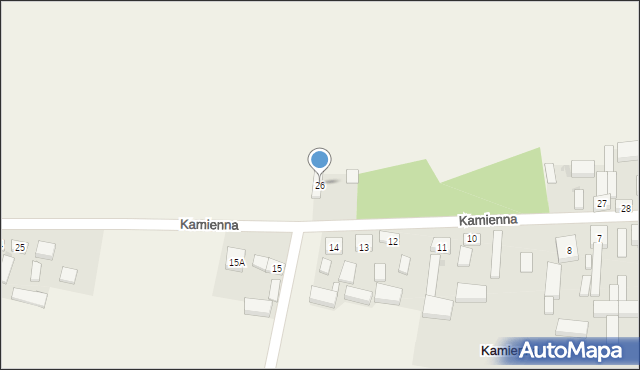 Kamienna, Kamienna, 26, mapa Kamienna