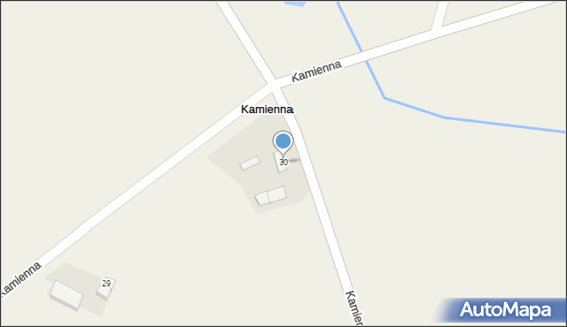 Kamienna, Kamienna, 30, mapa Kamienna