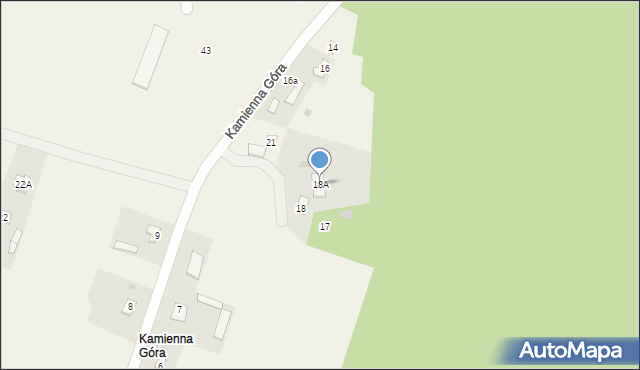 Kamienna Góra, Kamienna Góra, 18A, mapa Kamienna Góra