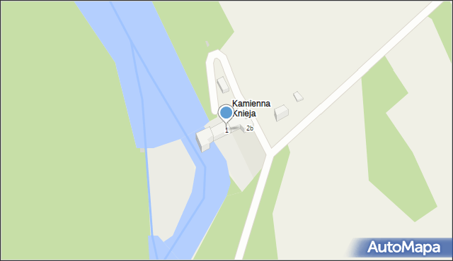 Kamienna Knieja, Kamienna Knieja, 1, mapa Kamienna Knieja